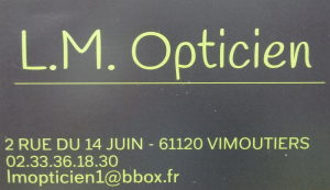 logo LM Opticien Vimoutiers Logo